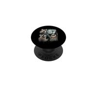 67 Meme Racoon Howling At The Moon 67 T-Shirt 6 7 Halloween PopSockets PopGrip Adhesivo