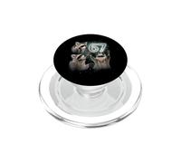 67 Meme Racoon Howling At The Moon 67 T-Shirt 6 7 Halloween PopSockets PopGrip para MagSafe