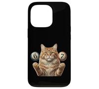 67 Meme - Six Seven Cats - Funny Cat Carcasa para iPhone 13 Pro