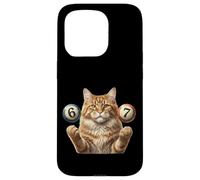 67 Meme - Six Seven Cats - Funny Cat Carcasa para iPhone 15 Pro