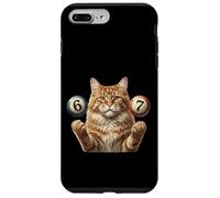 67 Meme - Six Seven Cats - Funny Cat Carcasa para iPhone 7 Plus/8 Plus