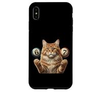 67 Meme - Six Seven Cats - Funny Cat Carcasa para iPhone XS MAX