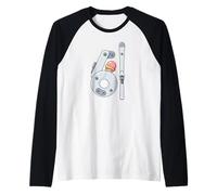 67 Meme Six Seven Skis T-Shirt Ice Sudaderas con Capucha 6-7 Camiseta Manga Raglan