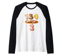 67 Meme Six Seven Slang Divertido Gen Z Maestro de Matemáticas 134/2 Donut Camiseta Manga Raglan