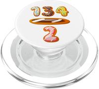 67 Meme Six Seven Slang Divertido Gen Z Maestro de Matemáticas 134/2 Donut PopSockets PopGrip para MagSafe