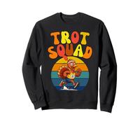 67 Meme Six Seven Thanksgiving Turkey Retro Trot Squad Sudadera