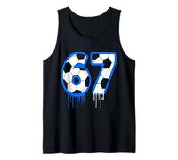 67 Meme Soccer Drip 6 7 Gen Alpha Slang Tendencias Seis Siete Camiseta sin Mangas