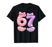67 Meme Tshirt Girls Coquette Six Seven Gen Alpha Slang Camiseta