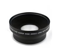 67 mm 0 43x lente ojo de pez gran angular con rango macro y tapa delantera y trasera para cámaras réflex digitales DSLR. Lente gran angular ojo de pez con macro + frontal y