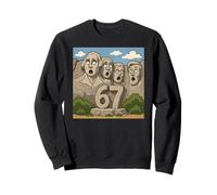67 Monte Rushmore Recuerdos Graciosos Seis Siete Sudadera