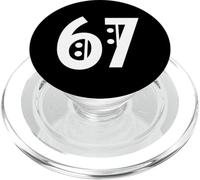 67 Music Meme Bass Clef Cumpleaños Año 1967 Diseño PopSockets PopGrip para MagSafe
