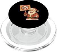 67 Navidad Divertido Seis Siete Meme Brainrot Santa Claus Niños PopSockets PopGrip para MagSafe