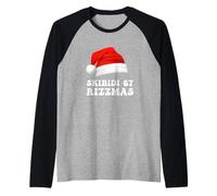 67 Navidad Rizz Skibidi Rizzmas Divertido Gen Z Jerga Navidad 6 7 Camiseta Manga Raglan
