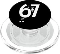 67 Notas Musicales con números de Clave de Sol diseño para Amantes PopSockets PopGrip para MagSafe