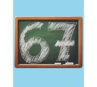 67 Notebook: Six Seven Journal for Teens and Gen Z Funny Viral Meme | Wide Ruled Pages for Writing And Drawing | Fun Gift Idea For Kids, Boys and Girls