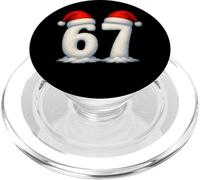 67 Números de Nieve navideños 6 7 Meme Gen Alpha Slang PopSockets PopGrip para MagSafe