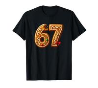 67 Pan de Jengibre Tema de Navidad Brainrot Meme Six Seven Camiseta