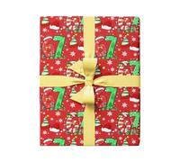 67 Papel de Navidad | Suministros de embalaje de favor de fiesta | Papel de regalo de vacaciones Goodie Box | para amigos Apasionados del humor Colegas de oficina Club social Grupos común