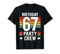 67 Party Crew Vintage 1967 Retro Squad Vibes Camiseta