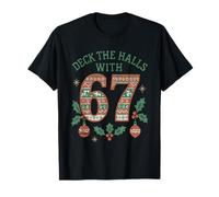 67 Pijamas de Meme de Navidad a Juego con Deck The Halls Camiseta