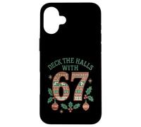 67 Pijamas de Meme de Navidad a Juego con Deck The Halls Carcasa para iPhone 16 Plus