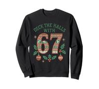 67 Pijamas de Meme de Navidad a Juego con Deck The Halls Sudadera