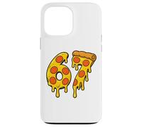 67 Pizza Meme Funny Six Seven Gen Alpha Slang Men Women Kids Carcasa para iPhone 13 Pro MAX