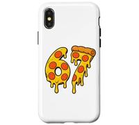 67 Pizza Meme Funny Six Seven Gen Alpha Slang Men Women Kids Carcasa para iPhone X/XS