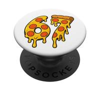 67 Pizza Meme Funny Six Seven Gen Alpha Slang Men Women Kids PopSockets PopGrip Adhesivo