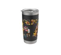 67 Seis Siete Cumpleaños Meme Viral Italiano Brainrot Halloween Vaso térmico de acero inoxidable de doble pared