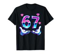 67 Seis Siete Meme Gen Z Argot Alfa 6 7 Manos Divertido Vday Camiseta