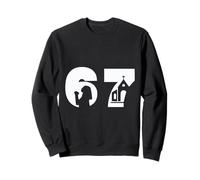 67 Silueta de Iglesia de oración de fe Cristiana diseño audaz Sudadera