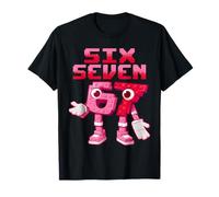 67 Six Seven 6-7 Divertido Italiano Brainrot Kids Meme San Valentín Camiseta