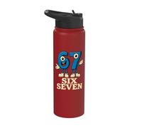 67 Six Seven 6-7 - Divertido Meme Italiano Brainrot Gaming Stainless Steel Insulated Water Bottle