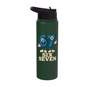 67 Six Seven 6-7 - Divertido Meme Italiano Brainrot Gaming Stainless Steel Insulated Water Bottle