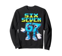 67 Six Seven 6-7 - Funny Italian Brainrot Kids Gaming Meme Sudadera