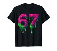 67 Six Seven 6-7 Goteo Cerebral Tóxico - Funny Kids Brainrot Meme Camiseta