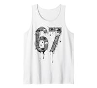 67 Six Seven 6 7 Meme De Halloween Divertido Araña Web Camiseta sin Mangas