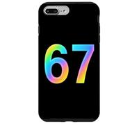 67 Six Seven 6 7 Meme Design Funny 6 7 Carcasa para iPhone 7 Plus/8 Plus