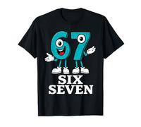 67 Six Seven 6-7 - Meme Divertido Italiano Brainrot Kids Gaming Camiseta