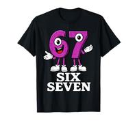 67 Six Seven 6-7 - Meme Divertido Italiano Brainrot Kids Gaming Camiseta