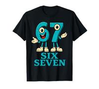67 Six Seven 6-7 - Meme Divertido Italiano Brainrot Kids Gaming Camiseta