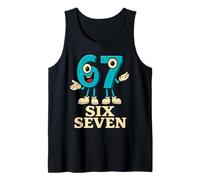 67 Six Seven 6-7 - Meme Divertido Italiano Brainrot Kids Gaming Camiseta sin Mangas