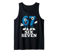 67 Six Seven 6-7 - Meme Divertido Italiano Brainrot Kids Gaming Camiseta sin Mangas