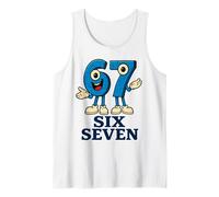67 Six Seven 6-7 - Meme Divertido Italiano Brainrot Kids Gaming Camiseta sin Mangas