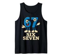 67 Six Seven 6-7 - Meme Divertido Italiano Brainrot Kids Gaming Camiseta sin Mangas