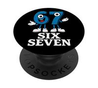 67 Six Seven 6-7 - Meme Divertido Italiano Brainrot Kids Gaming PopSockets PopGrip Adhesivo