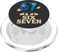67 Six Seven 6-7 - Meme Divertido Italiano Brainrot Kids Gaming PopSockets PopGrip para MagSafe