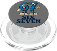 67 Six Seven 6-7 - Meme Divertido Italiano Brainrot Kids Gaming PopSockets PopGrip para MagSafe