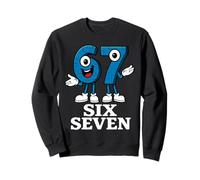 67 Six Seven 6-7 - Meme Divertido Italiano Brainrot Kids Gaming Sudadera